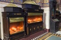 Interior of cathedral dedicated Dormition of the Mother of God - Orthodox church in Varna.