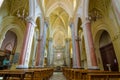 Interior of the Cathedral of Erice, Santa Maria Assunta. Sicily, Italy.