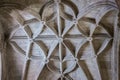 Interior of Cathedral of the incarnation, detail of vault formed by pointed arches Royalty Free Stock Photo