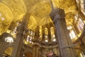 Interior Cathedral of Malaga--is a Renaissance church in the city of Malaga, Andalusia, southern Spain