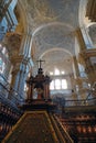 Interior of the Cathedral of Malaga in Andalusia, Spain