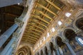 Interior of the Cathedral of Monreale detail of the ceiling