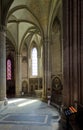 interior of Cathedral Notre Dame, Bayeux, Normandy, France Royalty Free Stock Photo
