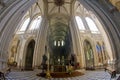 interior of Cathedral Notre Dame, Bayeux, Normandy, France Royalty Free Stock Photo