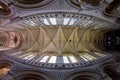 interior of Cathedral Notre Dame, Bayeux, Normandy, France Royalty Free Stock Photo