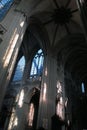 Interior of The Cathedral of Our Lady of Chartres Royalty Free Stock Photo