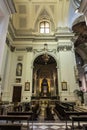 Interior of Palermo Cathedral in Palermo, Sicily, Italy Royalty Free Stock Photo