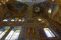 Interior of the Cathedral of the Resurrection of Christ in Saint Petersburg, Russia. Church of the Savior on Blood Royalty Free Stock Photo