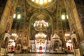Interior of the Cathedral of Saint Alexander Nevsky in Sofia, Bulgaria Royalty Free Stock Photo