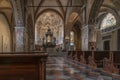 The interior of the Cathedral of San Lorenzo, Lugano, Switzerland