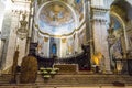 Interior of the Cathedral of Santa Agatha - Catania, Sicily, Italy. Royalty Free Stock Photo