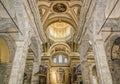 Interior of the Cathedral of Santa Maria of Cagliari. Royalty Free Stock Photo