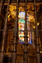 interior of the cathedral of Santiago de Compostela Royalty Free Stock Photo