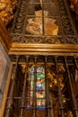 interior of the cathedral of Santiago de Compostela. Galicia, Spain Royalty Free Stock Photo