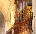 Interior Cathedral of Seville -- Cathedral of Saint Mary of the See, Andalusia, Spain Royalty Free Stock Photo