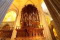 Interior Cathedral of Seville -- Cathedral of Saint Mary of the See, Andalusia, Spain Royalty Free Stock Photo