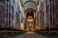 Interior of Cathedral in Speyer, Germany. The Imperial Cathedral