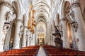 Interior of the Cathedral of St Michael and St Gudula (CathÃÂ©drale des Saints Michel et Gudule