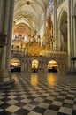 Interior of Cathedral of Toledo Royalty Free Stock Photo