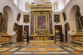 Interior of Cathedral in Toledo Spain Royalty Free Stock Photo