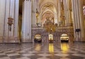 Interior of Cathedral in Toledo Spain Royalty Free Stock Photo