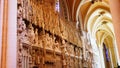 Interior of the Catholic Cathedral Notre-Dame de Chartres in Eure-et-Loir France Royalty Free Stock Photo
