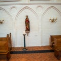 Interior of catholic church