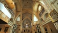 Interior of a catholic church in eastern Europe. Royalty Free Stock Photo