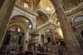 Interior of a Catholic church Royalty Free Stock Photo