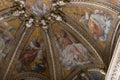Interior of the Catholic Church of Santa Maria delle Grazie in Milan. Royalty Free Stock Photo
