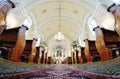 Interior catholic church in Slovakia