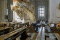 The interior of the Catholic court Church of the Cathedral Hofkirche in Dresden Royalty Free Stock Photo