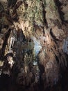 the interior of the cave with natural decorations. Resava cave, Serbia