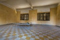 Interior of cell, Tuol Sleng Museum or S21 Prison, Phnom Penh, C Royalty Free Stock Photo