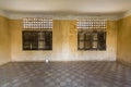 Interior of cell, Tuol Sleng Museum or S21 Prison, Phnom Penh, C Royalty Free Stock Photo