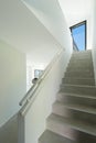 Interior, cement staircase Royalty Free Stock Photo