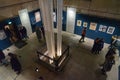 interior of the central atrium of the Arc de Triomphe in Paris Royalty Free Stock Photo
