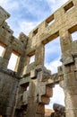 Interior of the Centum Cellas building, a period Roman construction near Belmonte. Portugal