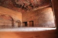 Interior chamber of Urn Tomb of Royal Tombs, ancient Rose City o Royalty Free Stock Photo