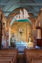 Interior of the Chapel Notre Dame de Rocamadour in Camaret sur mer, FinistÃÂ¨re Brittany France