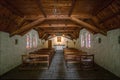 Interior of Chapel Nuestra Senora de la Asuncion - Villa La Angostura, Patagonia, Argentina