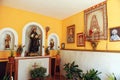 Interior of chapel of San Antonio de Padua in Benamahoma, Cadiz province, Spain