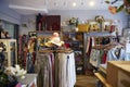 Interior Of Charity Shop Or Thrift Store Selling Used And Sustainable Clothing And Household Goods Royalty Free Stock Photo