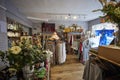 Interior Of Charity Shop Or Thrift Store Selling Used And Sustainable Clothing And Household Goods