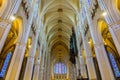 Interior of Chartres Cathedral, France Royalty Free Stock Photo