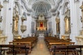 Interior of Chiesa del Carmine in Floridia, Province of Syracuse