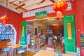 Interior of Chinese Cafe, Phuket City, Thailand