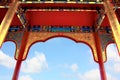 the interior Chinese style in Chinese temple .