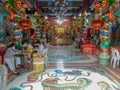 Interior of a Chinese temple