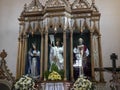 Interior of the Christian Church of Antigua, Guatemala